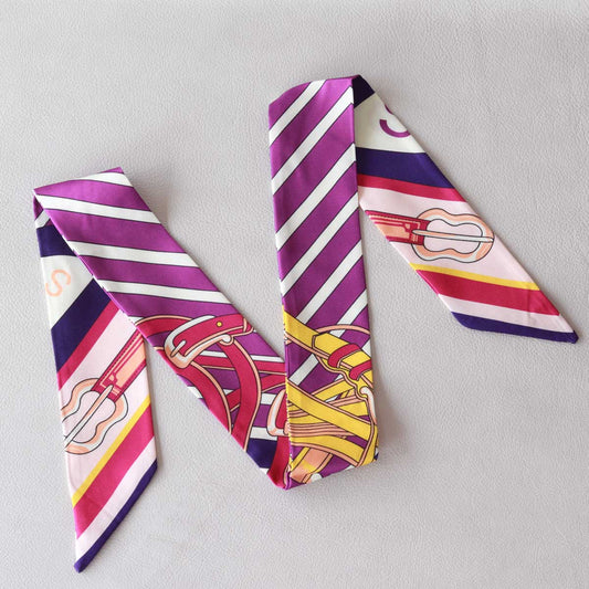 Tuch Gürtel Lila Lachs