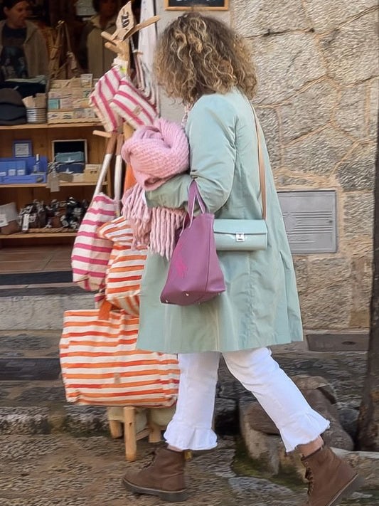 handtaschen elfenklang poshina lila leder