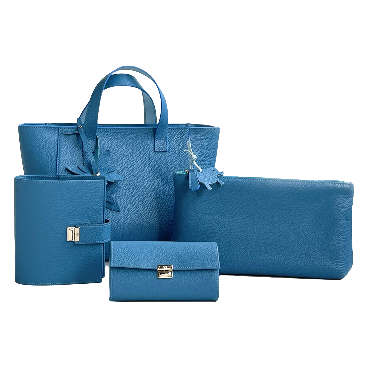 Kobaltblaue Elfenklang Taschen und Lederaccessoires passend zur Elli Kobalt