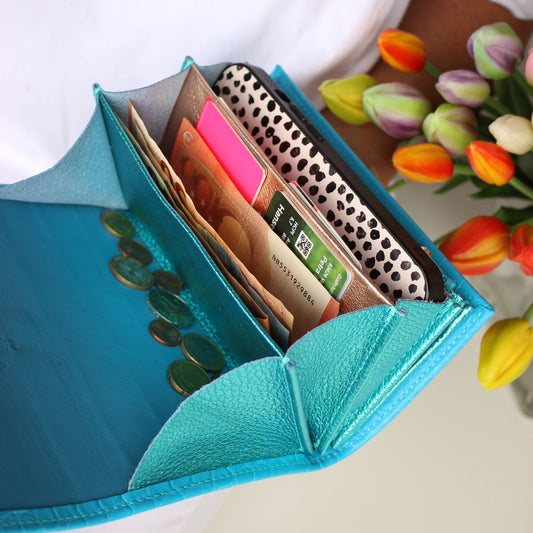 Portemonnaie Elli Cocco Azzurro