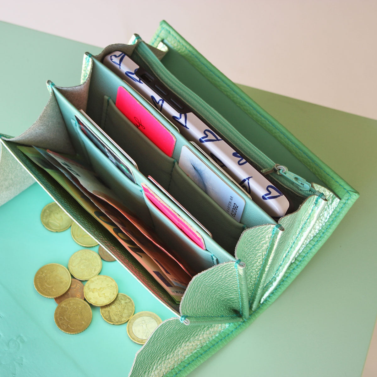Portemonnaie Elli Pistazie