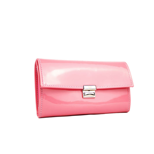 Portemonnaie Lou Glossy Pink