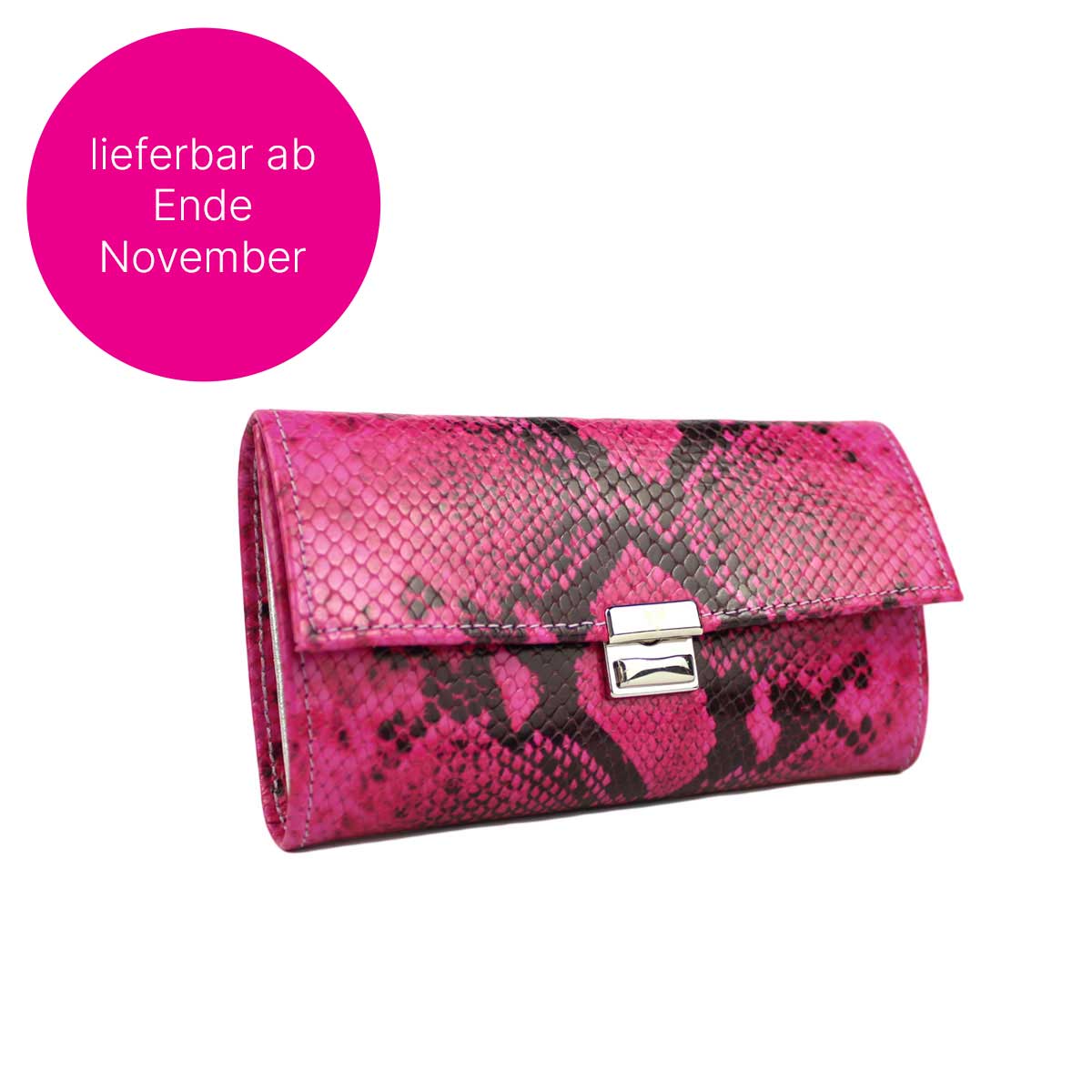 Portemonnaie Lou Pink Snake