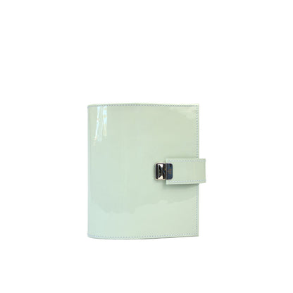 personal wide terminplaner mit grossen ringen elfenklang lackleder
