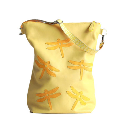 hippie taschen leder gelb ausgefallen handgemacht luxustasche