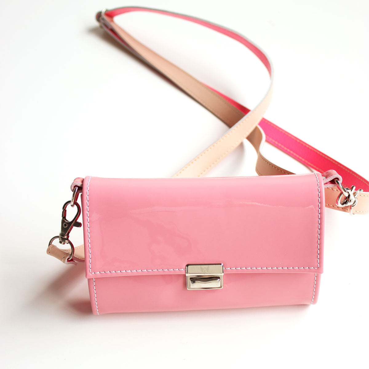 Riemen Natur Neon Pink