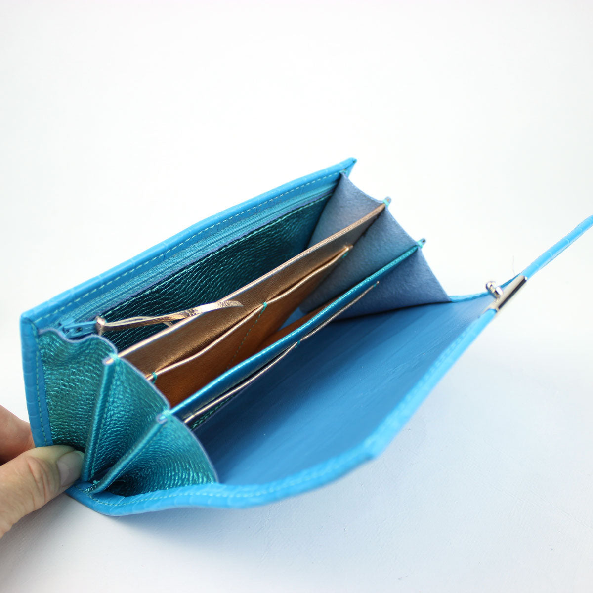Portemonnaie Lou Cocco Azzurro