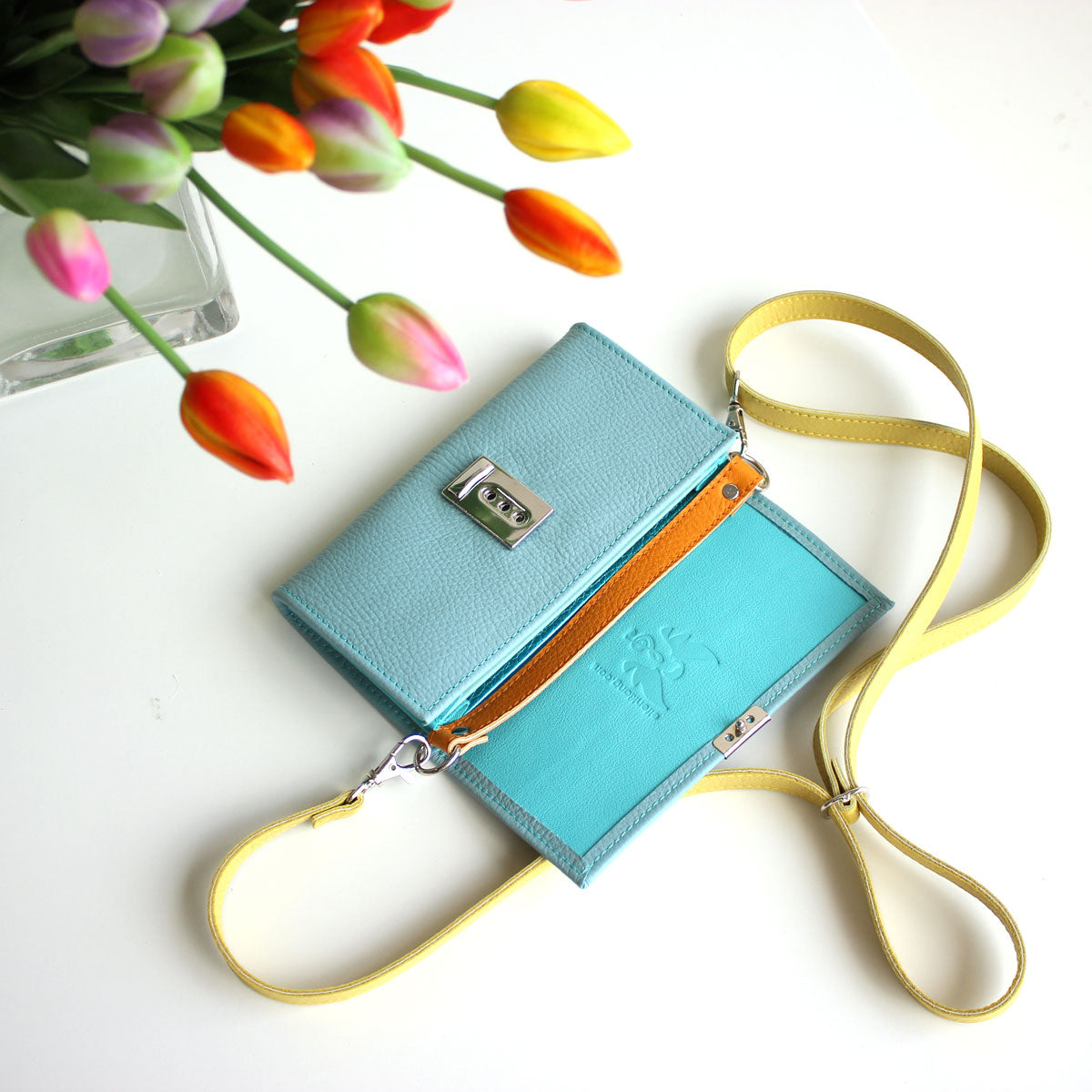 Portemonnaie Lou Minze Aqua