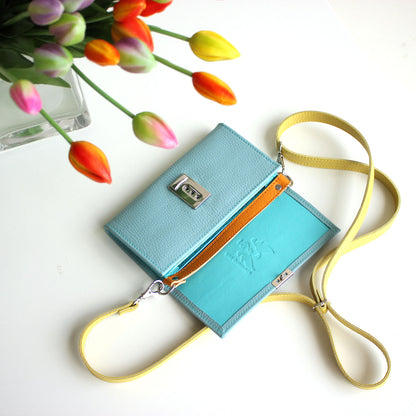 Portemonnaie Lou Minze Aqua