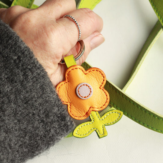 Anhänger Blume Orange